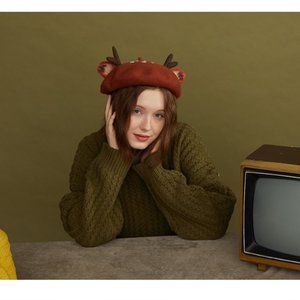 Designer Painter Hat | 100% Handmade Wool Felt